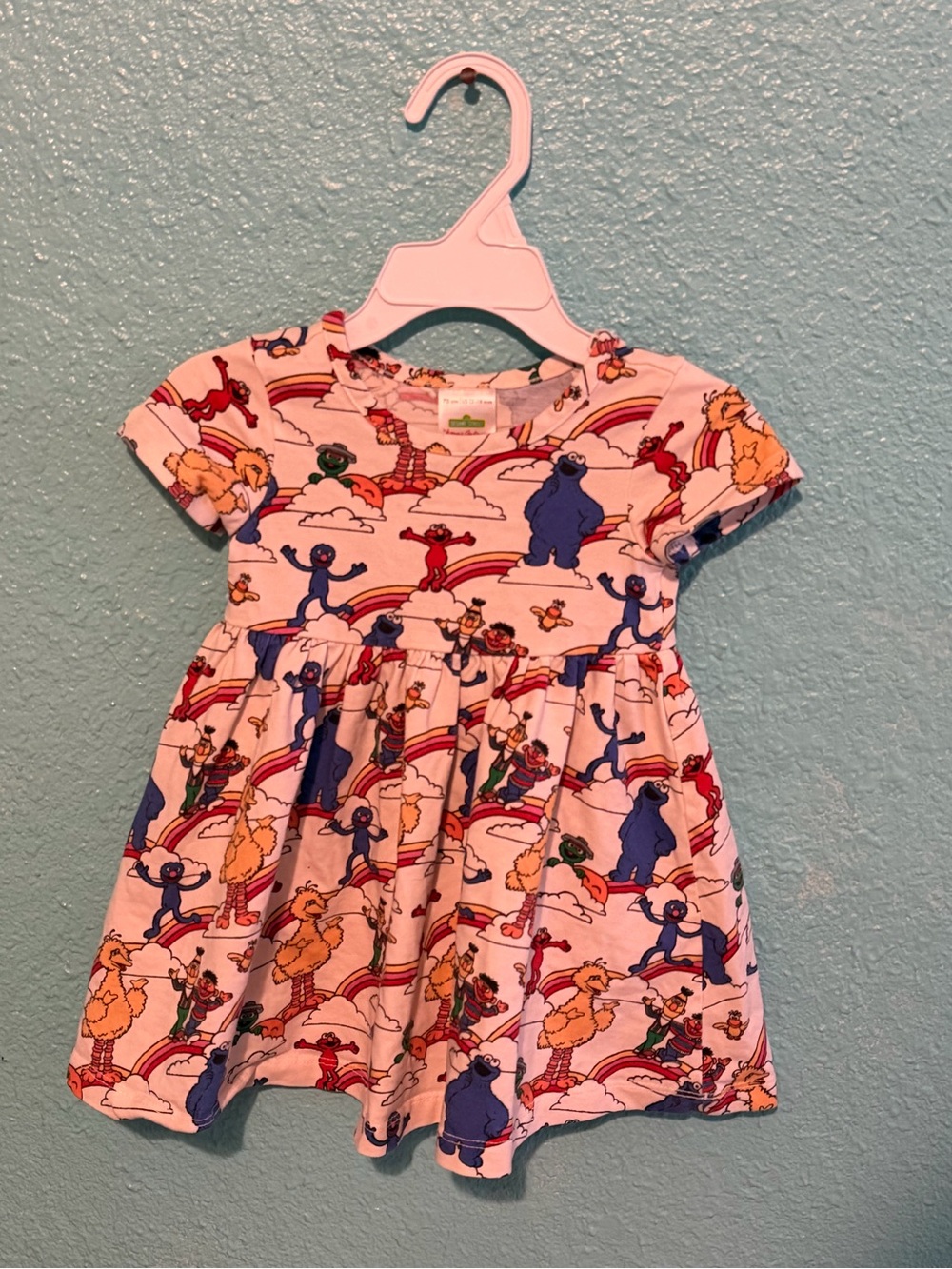 Sesame Street Pink Rainbow Character Dress